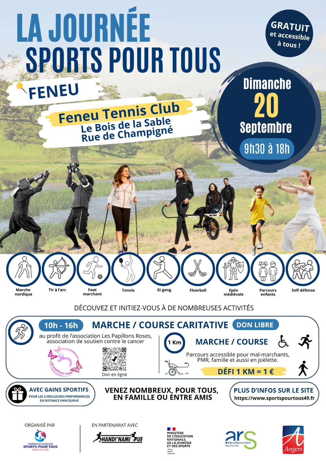 La journée SPORTS POUR TOUS à Feneu